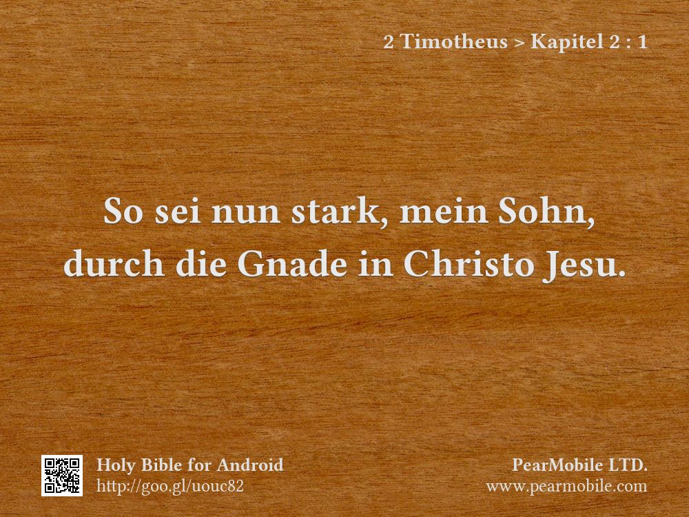 2 Timotheus, Kapitel 2:1